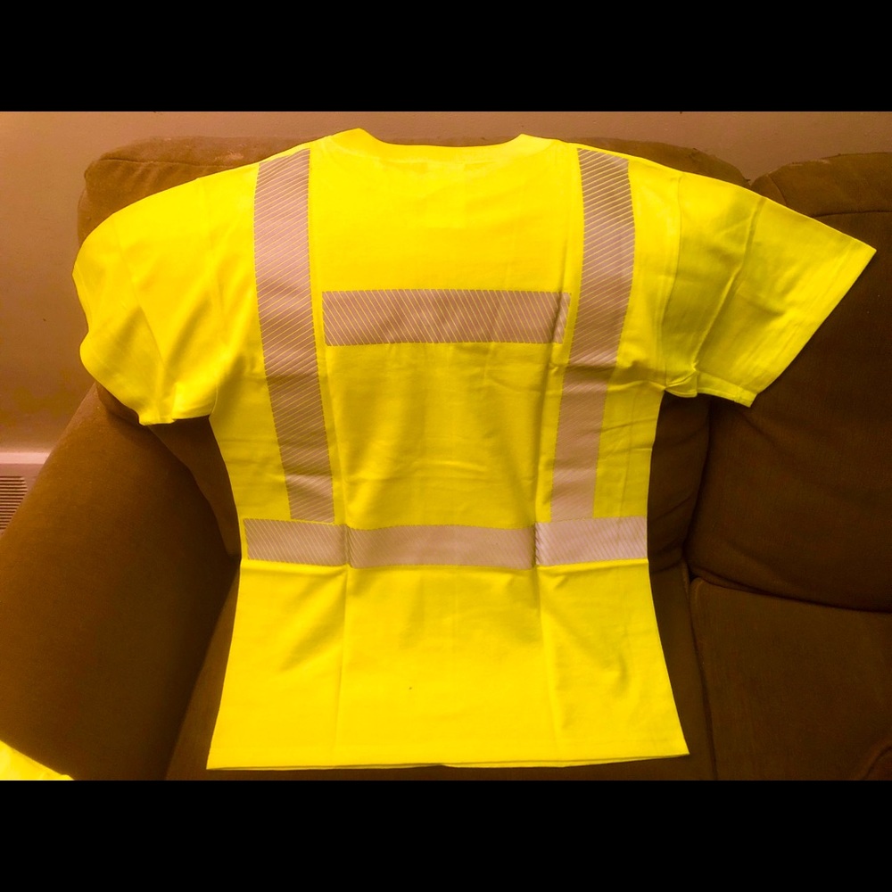 Reflective Safety Tees Size Sm